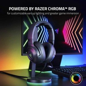 هدفون گیمینگ با سیم ریزر مدل Kraken V3 RGB